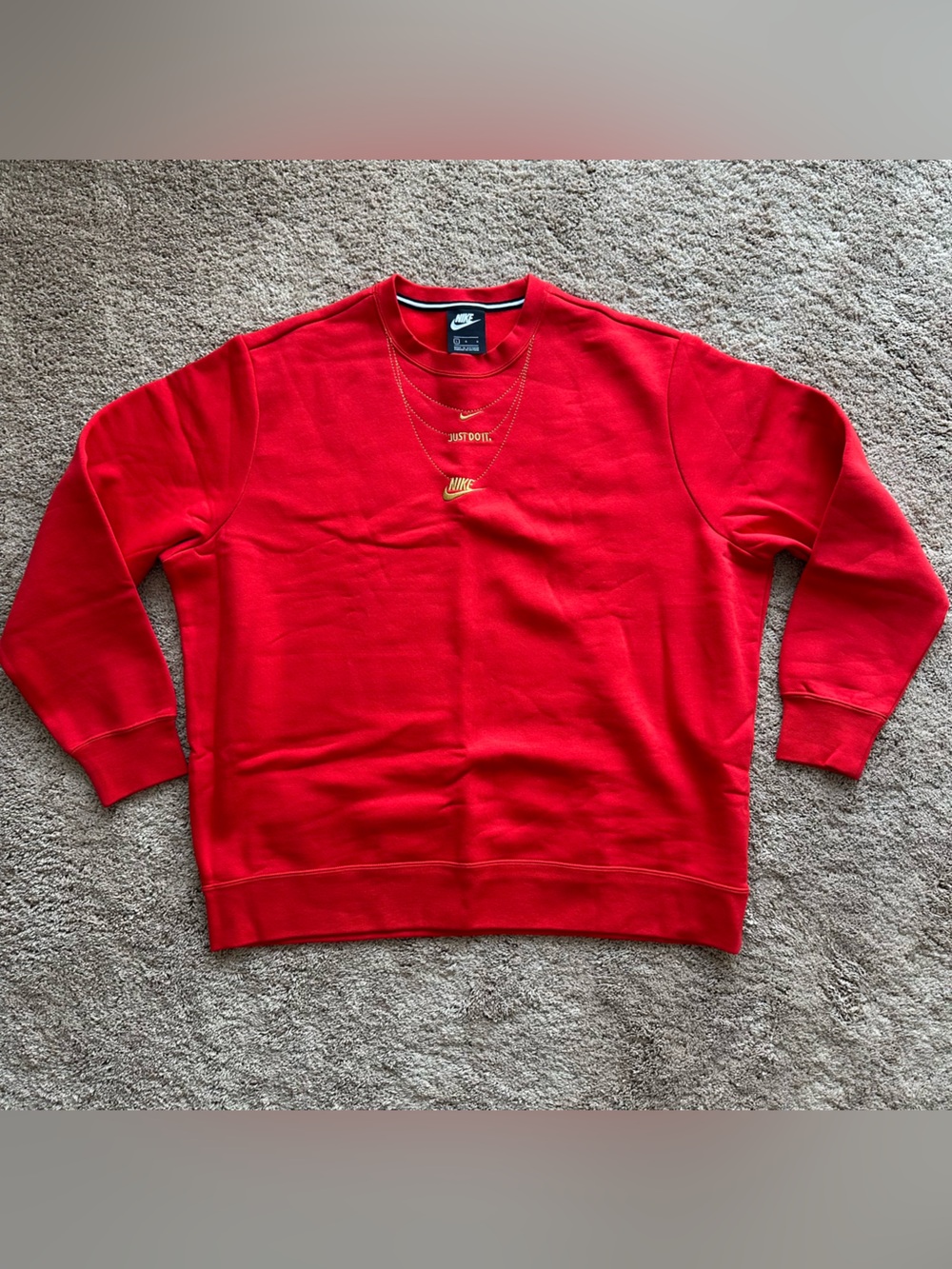 Nike Red Crewneck Sweatshirt